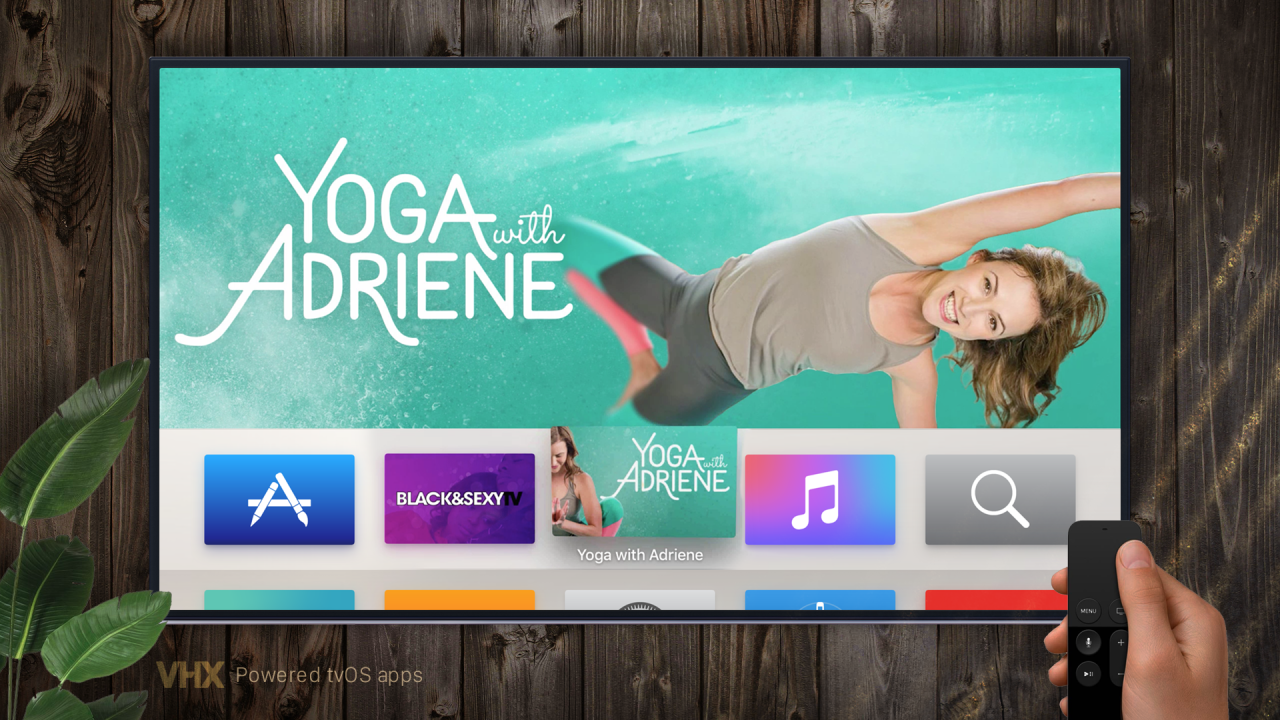 The first VHX-powered Apple TV apps are liveWe have big, exciting, TV-sized news. We just launched two apps in the new Apple TV store! If you’re one of the lucky early Apple TV owners, go check out Yoga with Adriene and Black & Sexy TV, two...