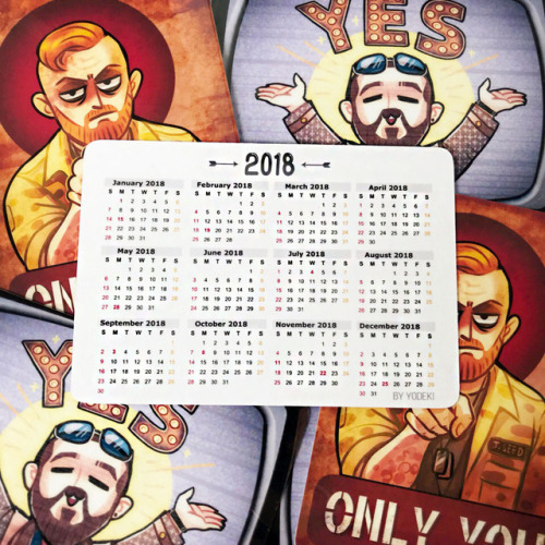 I did it! ＼( ◕ ▽ ◕ )／ Far Cry 5 stickers (+ 2 pocket calendars) are now available in my Tictail shop