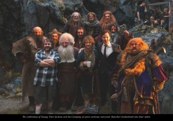 cumberbuddy:  gorgeousanon:  Benedict Cumberbatch among the Hobbit cast (x)  Lovely photos! Especially the top one!