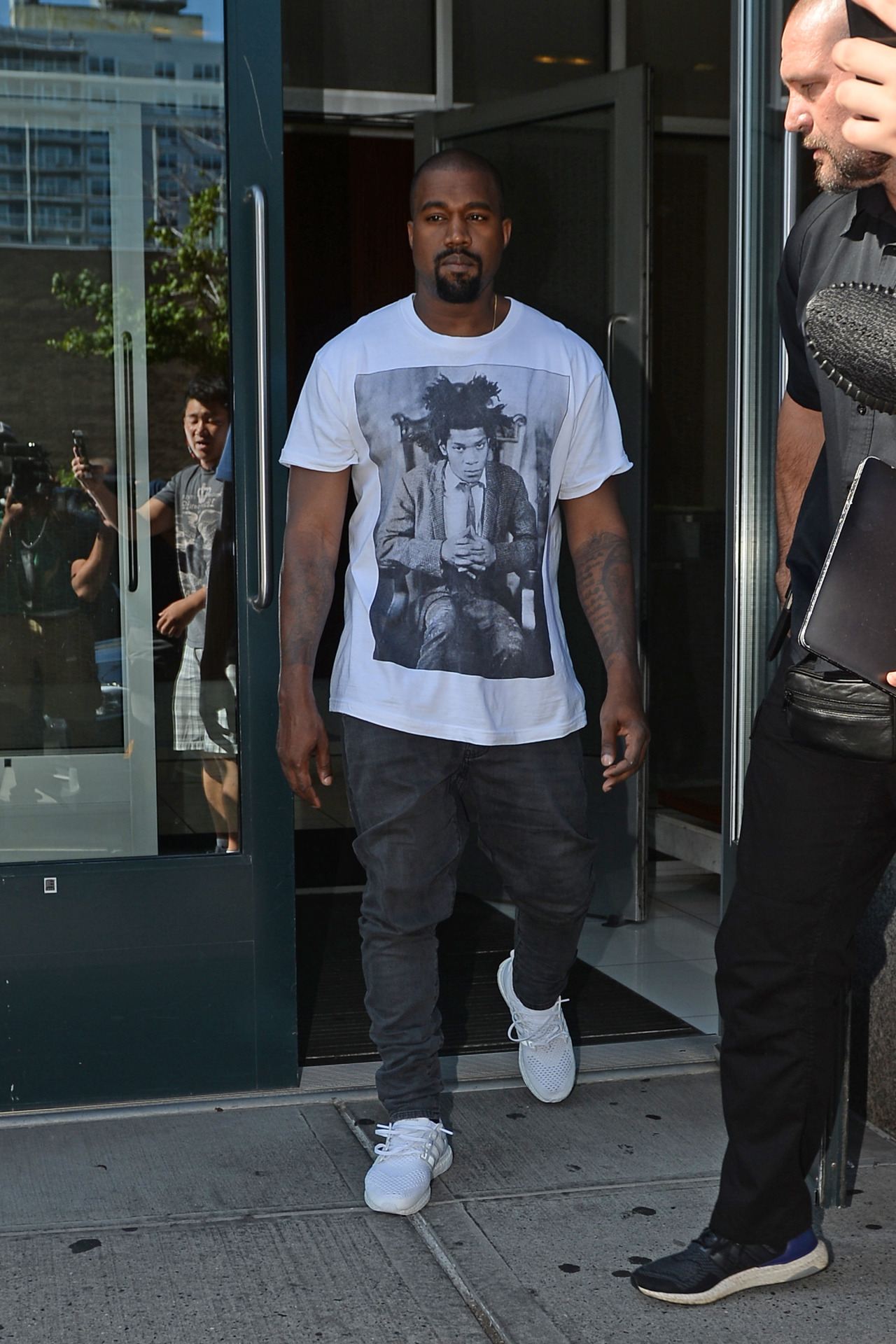 celebritiesofcolor:  Kanye West out in NYC