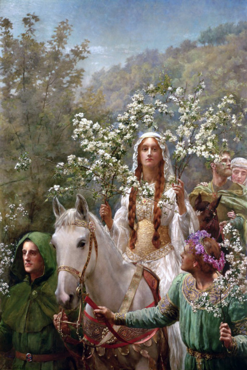walpurgishall:John Collier“Queen Guinevere’s Maying”