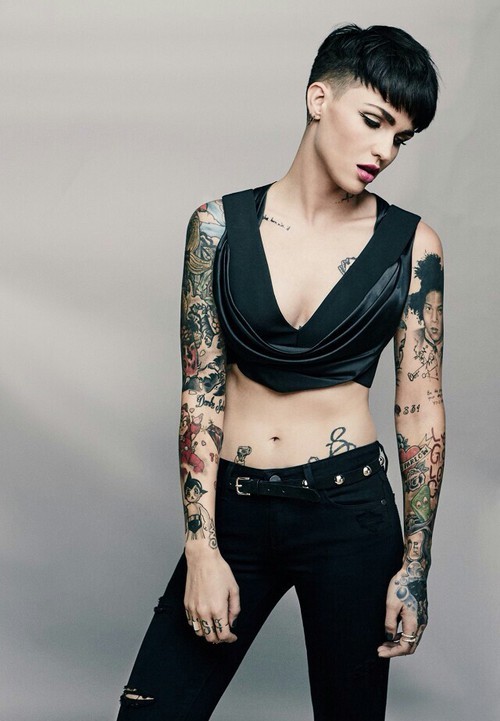 Porn photo tattooedmafia:  Ruby Rose