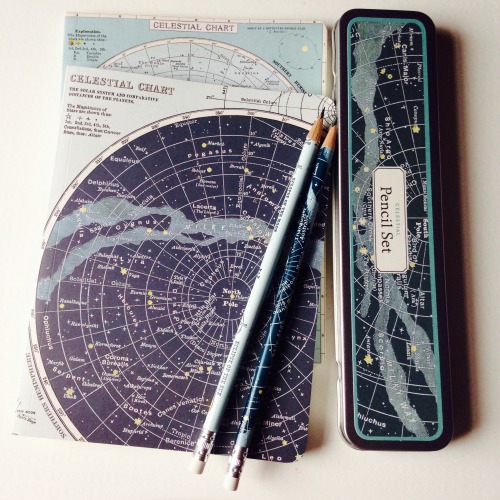 missanthropicprinciple:studentstohelit:Two things I can’t resist: space and stationery. @