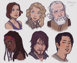 thewalkingdead:  Killer sketches!