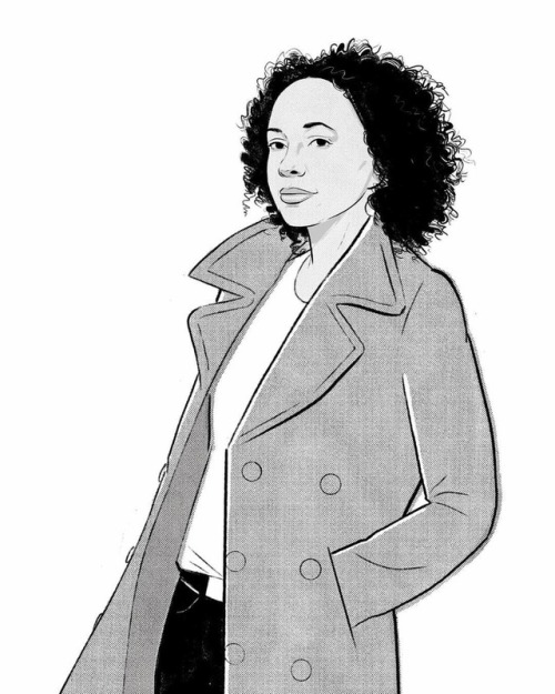 One of 4 portrait spot illustrations for this week’s Newsweek! Thanks @mgoesele ! #artistsonin