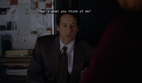 contexfiles: In which Scully calls Mulder a ho