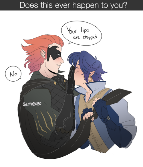 Get your S-Support bliss with a Bunny Brand kiss! [ Gerome x Inigo ] a silly comic I worked on for f