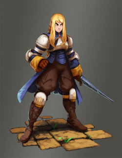 mosaur:  Agrias Oaks, the fiercest lady in Tactics for the Final Fantasy Collab! I love this game, (even though I wasn’t great at it, eheh) and Agrias was one of my favorites, what with her no-nonsense personality and flawless outfit &lt;3 