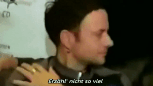 Till Giving Orders In German During English Interviews Is My New Favorite ThingTill: [to Schneider] You