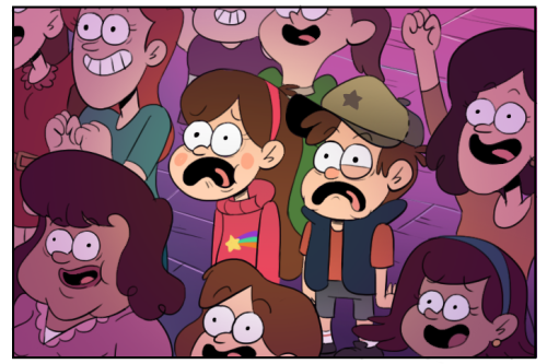 XXX moringmark:    A Gravity Falls AU where everything’s photo