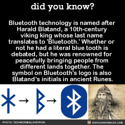 did-you-kno:  Bluetooth technology is named