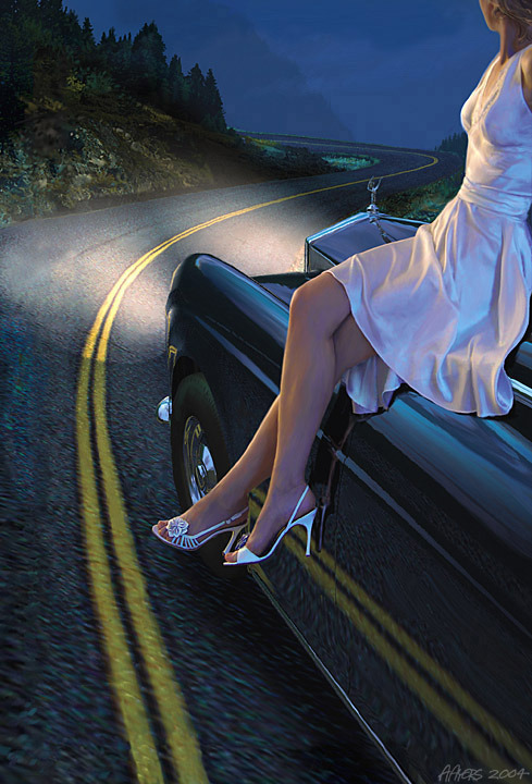 Dangerous Curves by Alan Ayers(Artist’s Website)