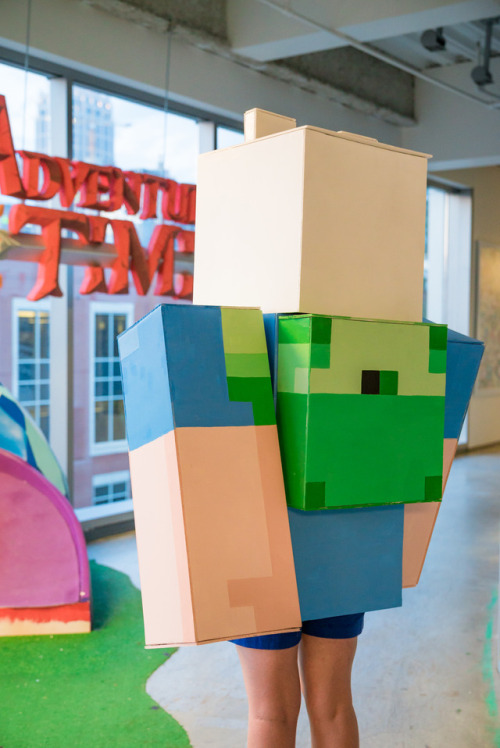We made a Finn Minecraft skin… literally. 