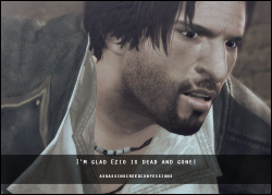 assassinscreedconfessions:  I’m glad Ezio is dead and gone! image from madeinmasyaf  Be easy