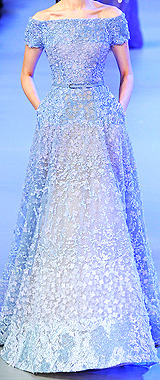 myrcellanister:  Elie Saab S/S 2014 + Shades of blue 