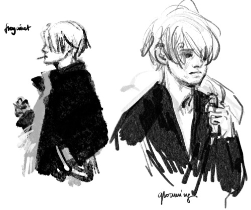 i-like-to-look-at-your-back:ZoSan Procreate brush test. Which do you like the most or which is your 