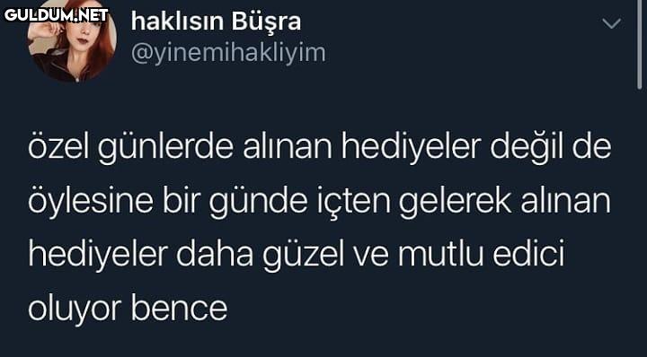 haklisin Büşra...