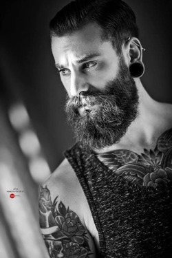 flickr-beard-power:  Bearded and tattooed…What