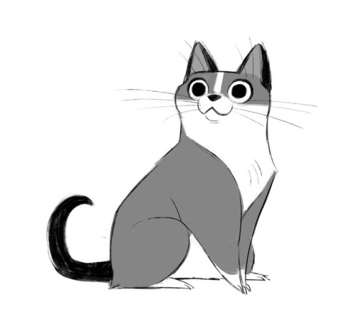 dailycatdrawings: 624: Happy Kitty