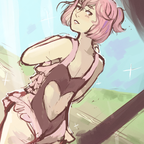 FANSERVICE DLC + MUS shomunn drew one&hellip;&hellip;.. she good&hellip;&hellip;.. g