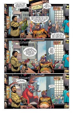 towritecomicsonherarms:  The sign in the top right is different in every panelAll-Star Section Eight #2