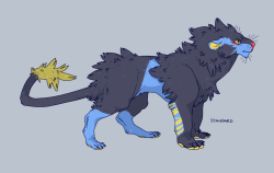 corycat90:Commission: Luxray VariationsOnly the commissioner has permission to use these variation designs, thank you!Commission Sets Like This