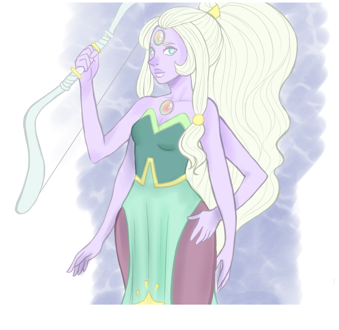 faithaclese:  Finished!I saved the line art so I may do another version, but it’s