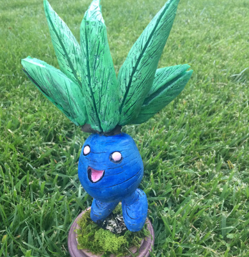 retrogamingblog: Grass Pokemon Sculptures made by GraveyardMagic
