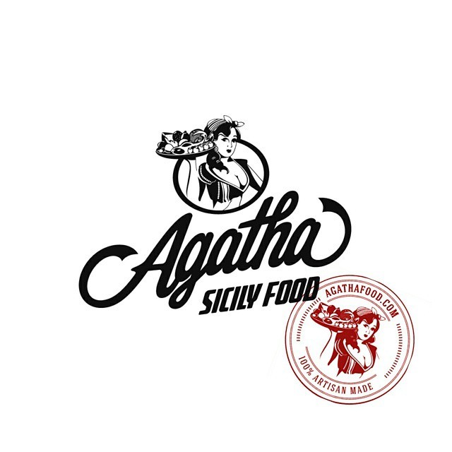 Agatha Food - Final logo + badge.
#agatha #branding #design #logo #sicily #food #pinup