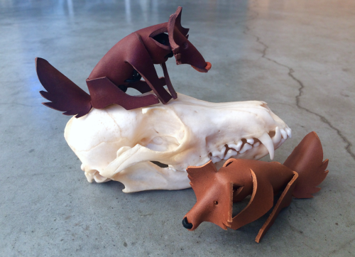 knekel: Handmade Leather Animal Figurines  Ram - Moose - Fox Use code FRIDAYFEAST16 for 10% off