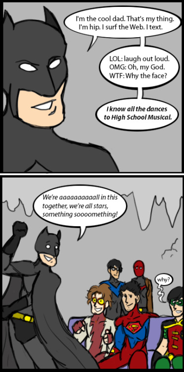 waitingforthet:Sitcom Thursday, featuring Modern Family. Best read/sung in the Christian Bale Batman