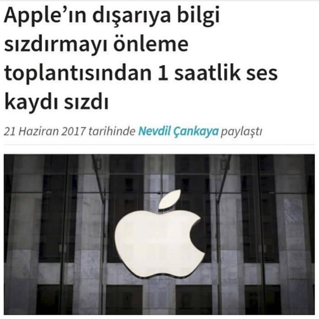 Apple'in dışarıya...