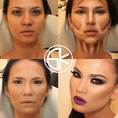 Kim kardashian contour