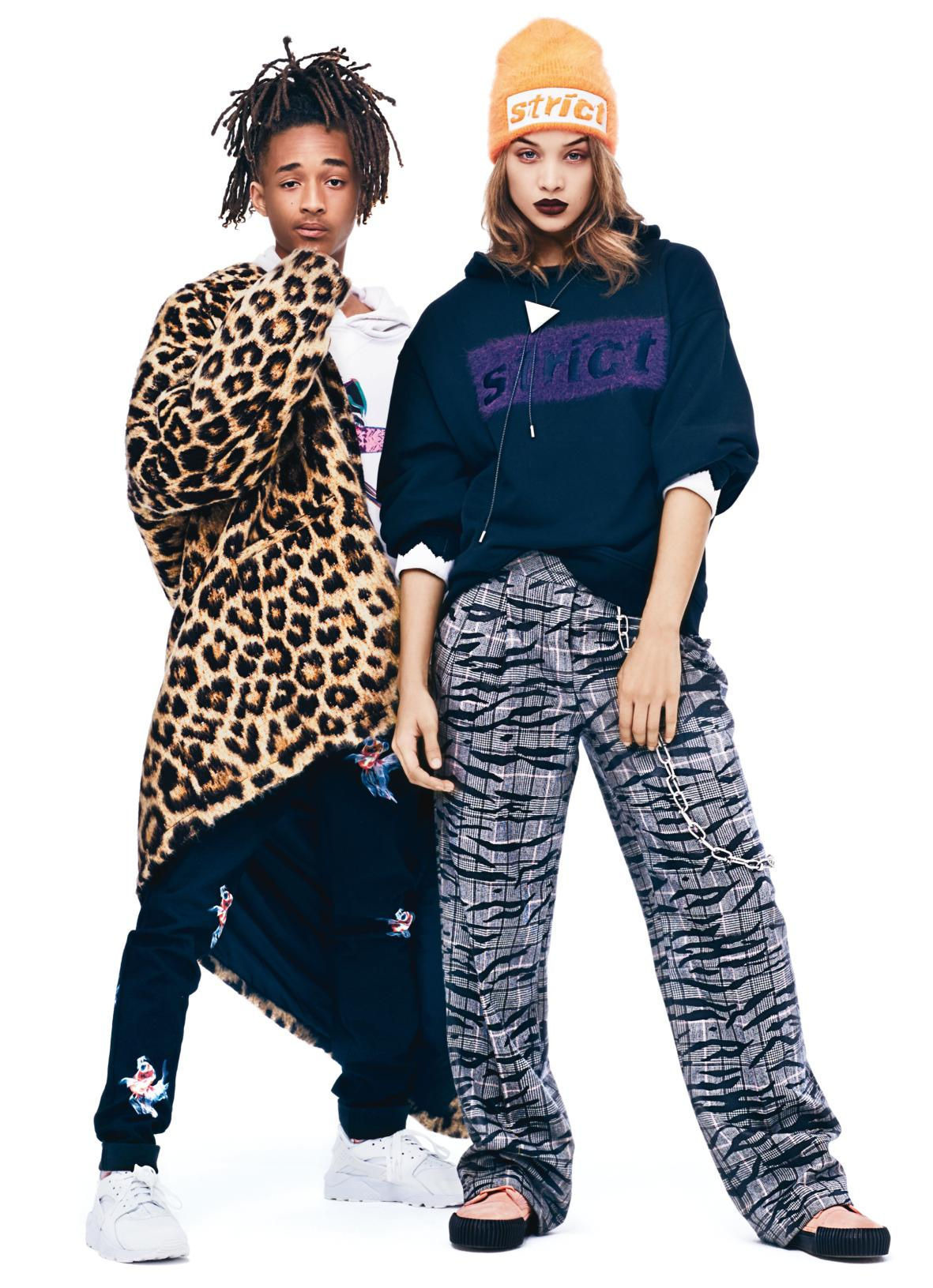 joynavon:  celebritiesofcolor:  Jaden Smith and Jasmine Sanders for Glamour Magazine