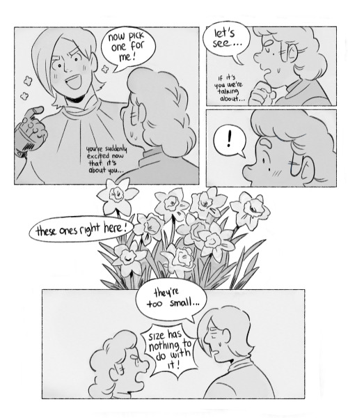  ever since the author suggested that hokuro was knowledgeable about the language of flowers my mind