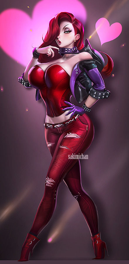 sweett666:  Jessica Ribbit Who’s Framed Roger Ribbit Sakimichan Artist  Follow