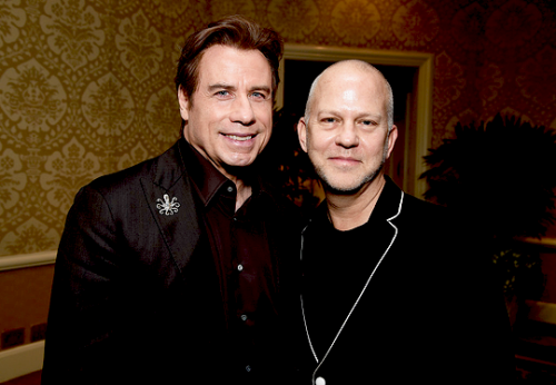 John Travolta and Michael Keaton attend the 17th annual AFI Awards at Four Seasons Los Angeles at Be