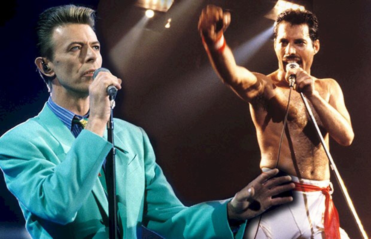 Death Column — David Bowie and Freddie Mercury are together again...