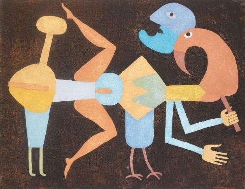 La Passivite Comblee, 1964, Victor Braunerwww.wikiart.org/en/victor-brauner/la-passivite-com