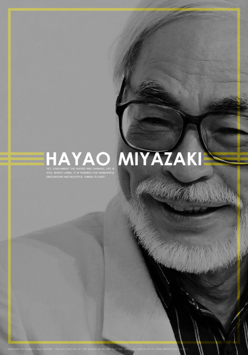 kougmi: Hayao Miyazaki + Magazine Design (click for higher res.)