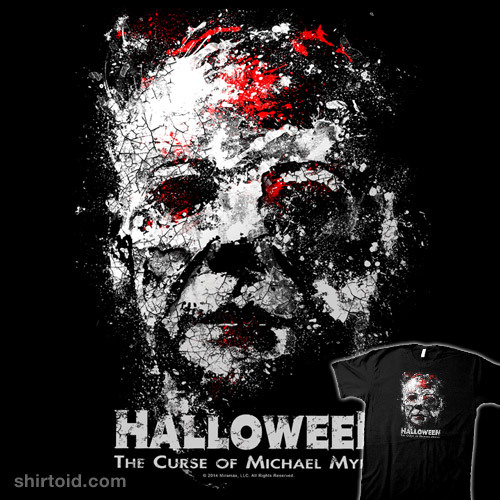shirtoid:  The Mask by TEEvsTEE is $10 today (10/13) at Shirt Punch