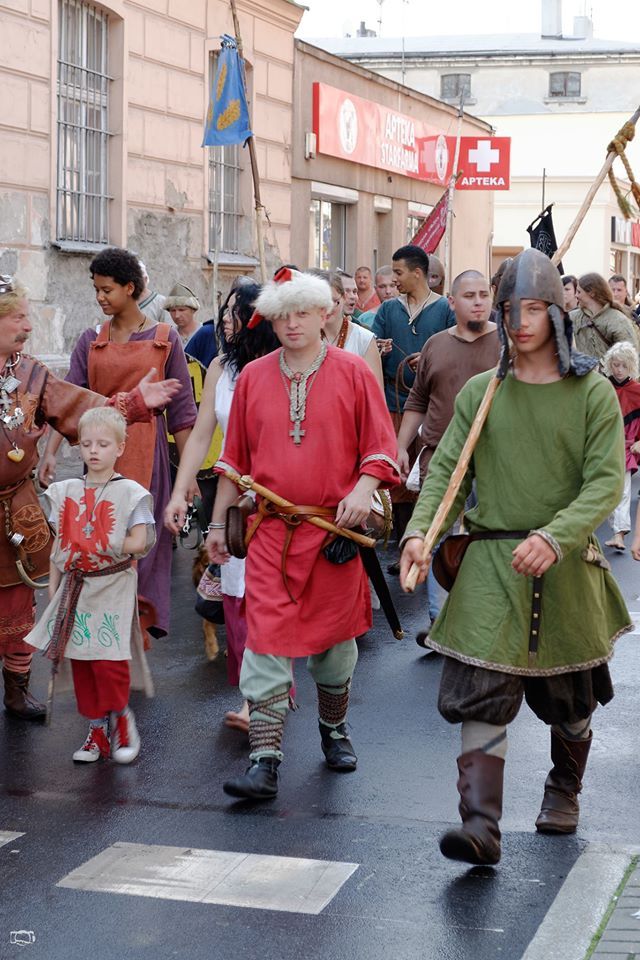 lamus-dworski:   Early medieval Slavs, and guests. Photos taken during an annual