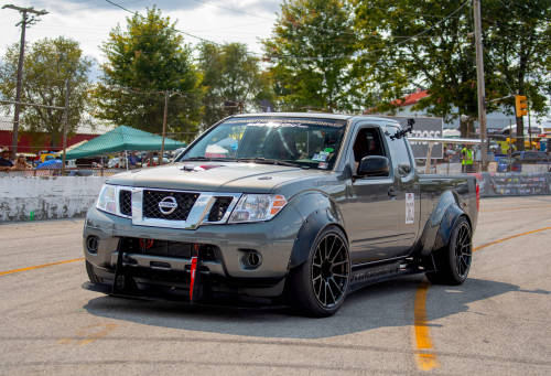 A supercar disguised as a truck. LOJ Conversions’ incredible 2005 Nissan Frontier project is powered