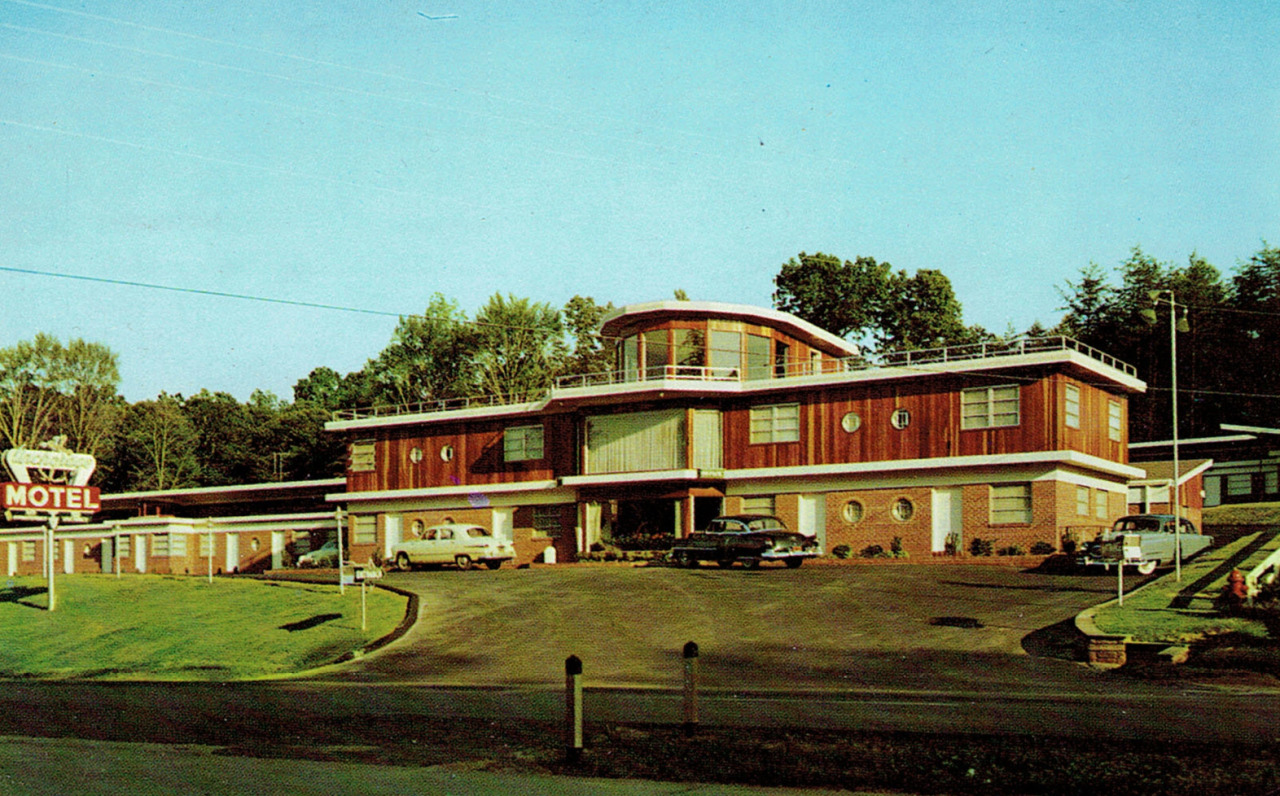 Dead Motels USA : The former Anchorage Motel of Fairfax,...