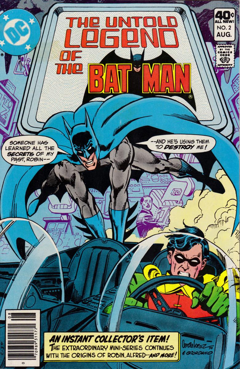 The Untold Legend Of The Batman, No. 2 (DC Comics, 1980). Cover art by José Luis