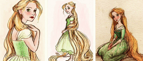 chriisevanss:  Concept Art for Disney’s Tangled.  