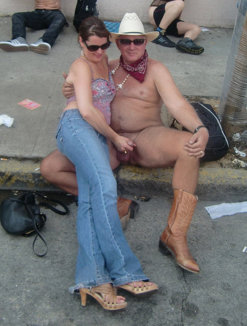 She is in charge of this naked cowboy. porn pictures