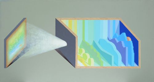 Marcin Kowalik — Projector   (acrylic on canvas, 2012)