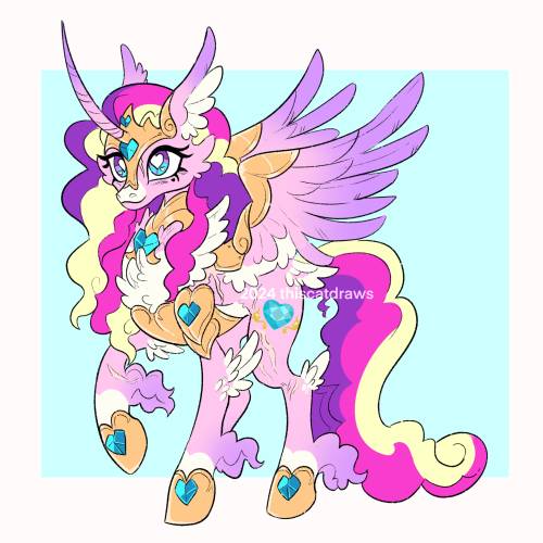 Reimagined Princess Cadence!! Her Design Is One Of My Absolute Favourites So I Didnt Change Too Much,