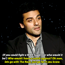 ramplings: Oscar Isaac during Unfiltered with Renee Young 